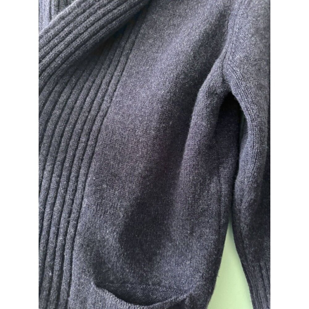 Pure Wool Womens Sweater Small Medium Vintage Purple Kerry Traditions Chunky - Picture 9 of 11